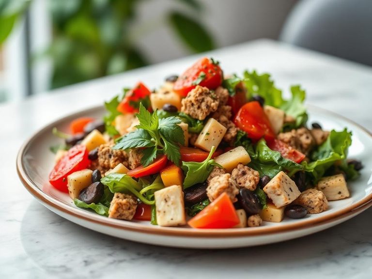 Mixed into salads for a protein and flavor punch