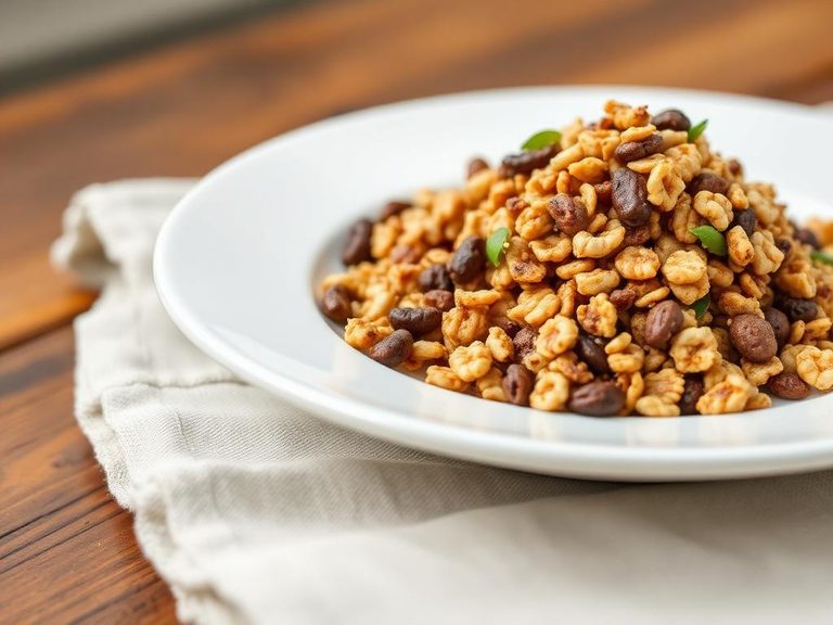 Mixed with hypoallergenic cereal