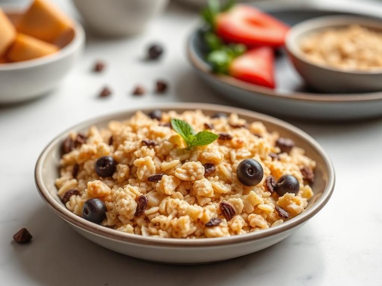 Mixed with oatmeal or baby cereal