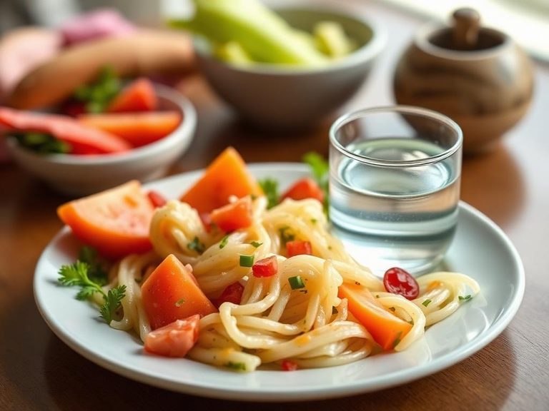 Mixed with water for infant feeding