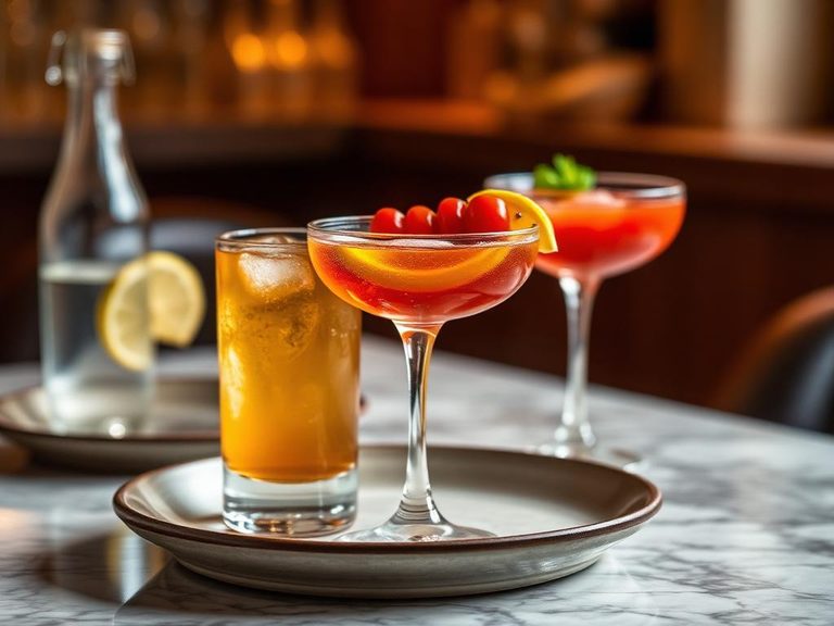 Mixing cocktails for smooth texture