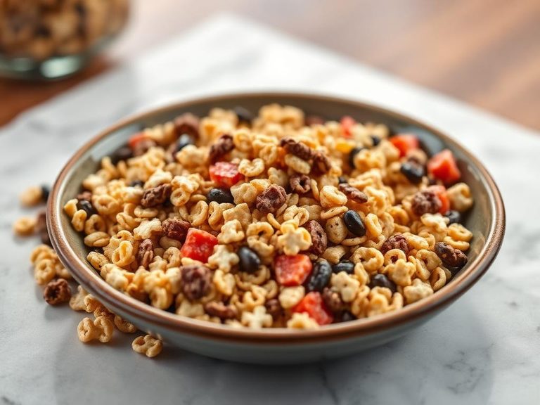 Mixing with cereal