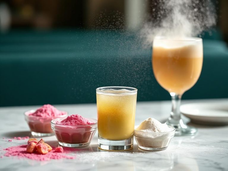Mixing with powdered drinks
