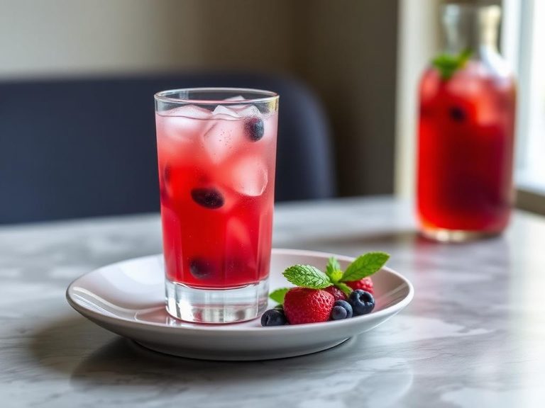 Mocktail Berry Fizz