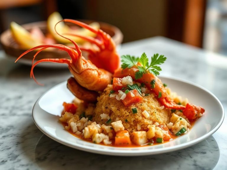 Mofongo con Langosta