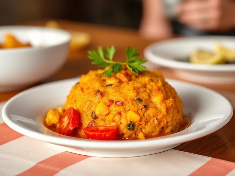 Mofongo (mashed plantain dish)