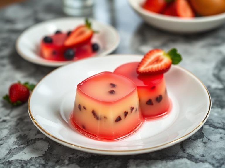Molded Fruit Gelatin