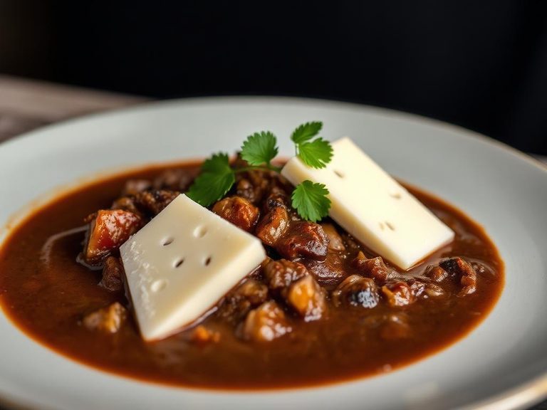 Mole Negro with Oaxacan cheese