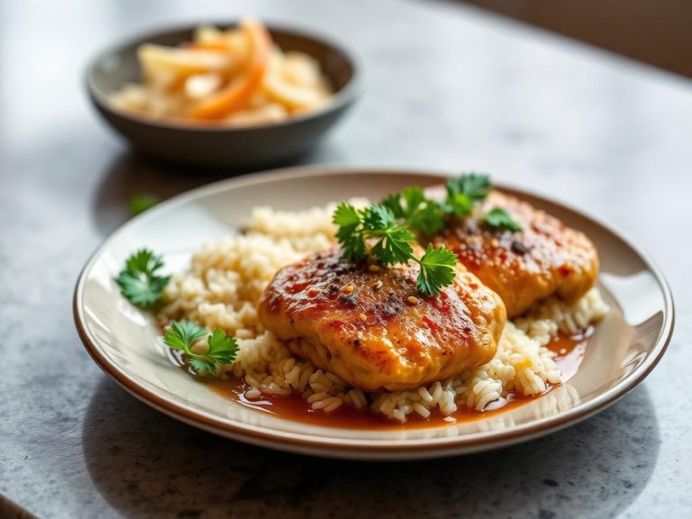 Mollejas Guisadas con Arroz