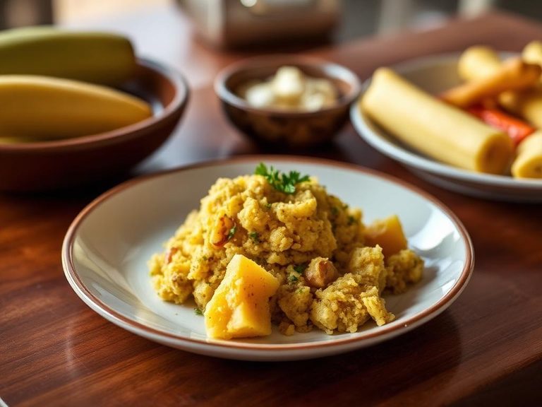 Monfongo (Puerto Rican Mashed Plantain Dish)