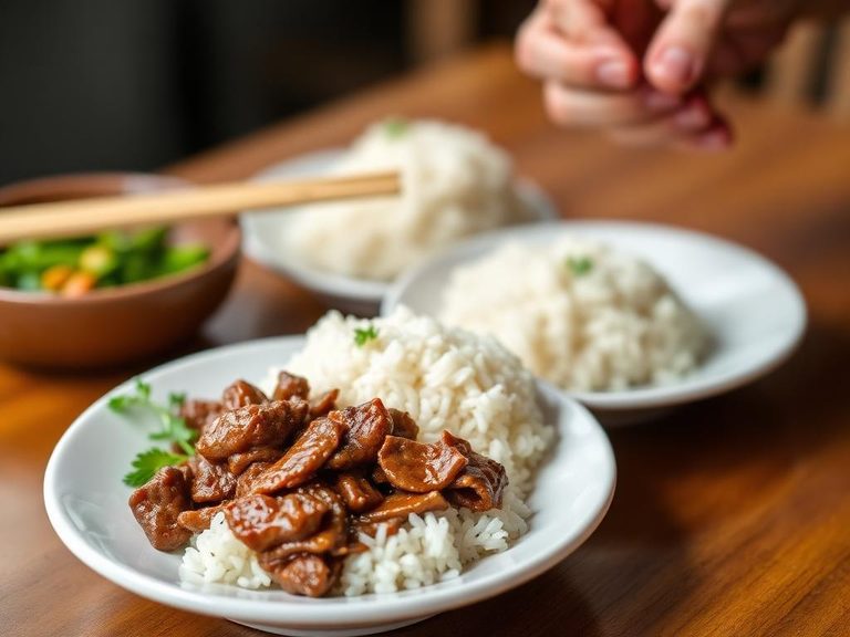 Mongolian Beef with Rice
