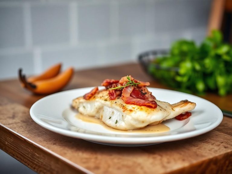 Monkfish with Bacon or Pancetta