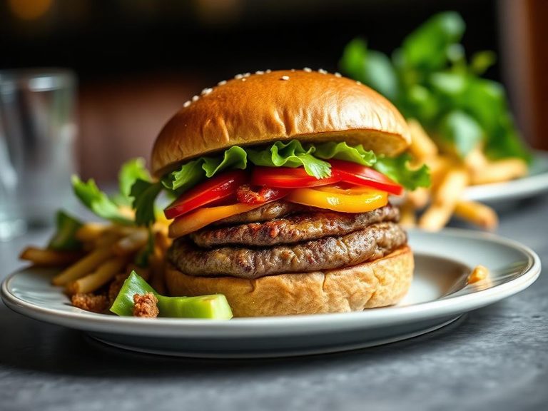 Moose burger