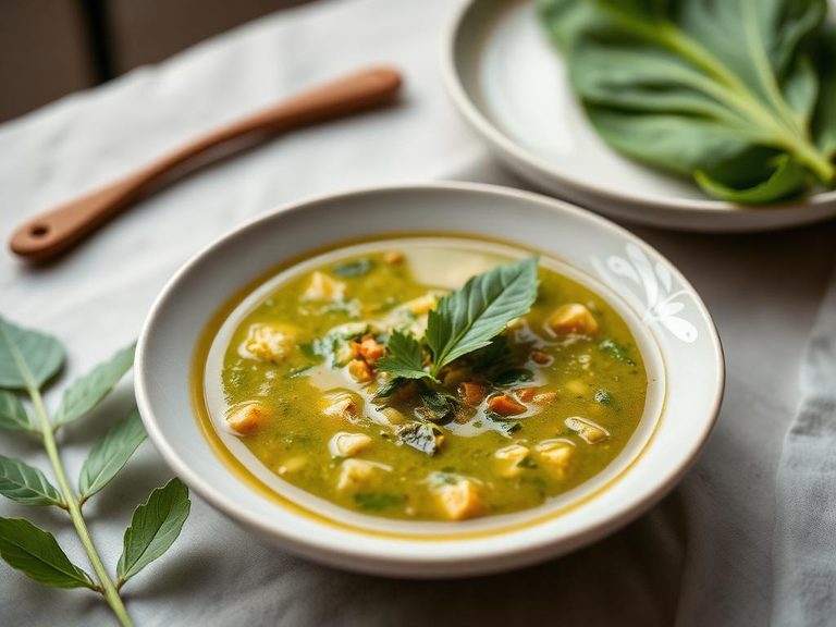Moringa Leaf Soup