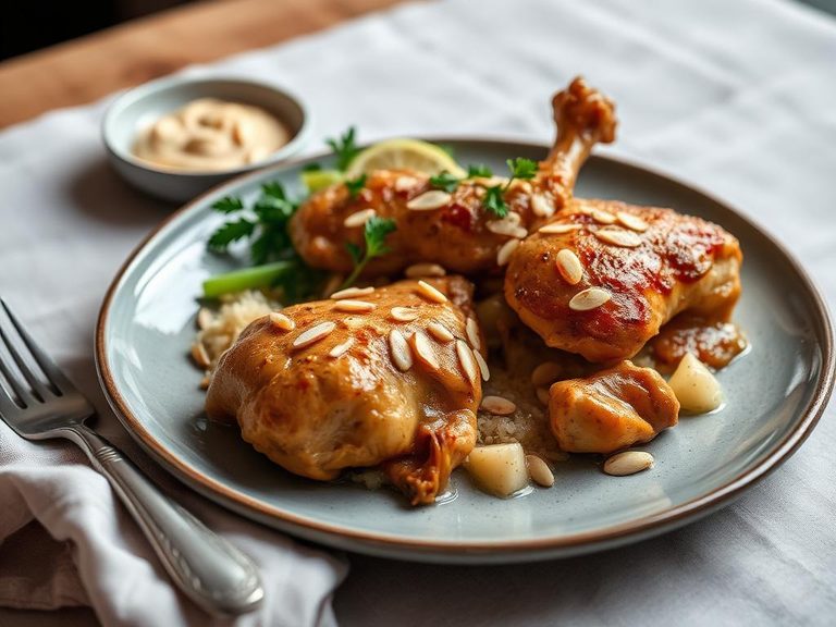 Moroccan Almond Chicken