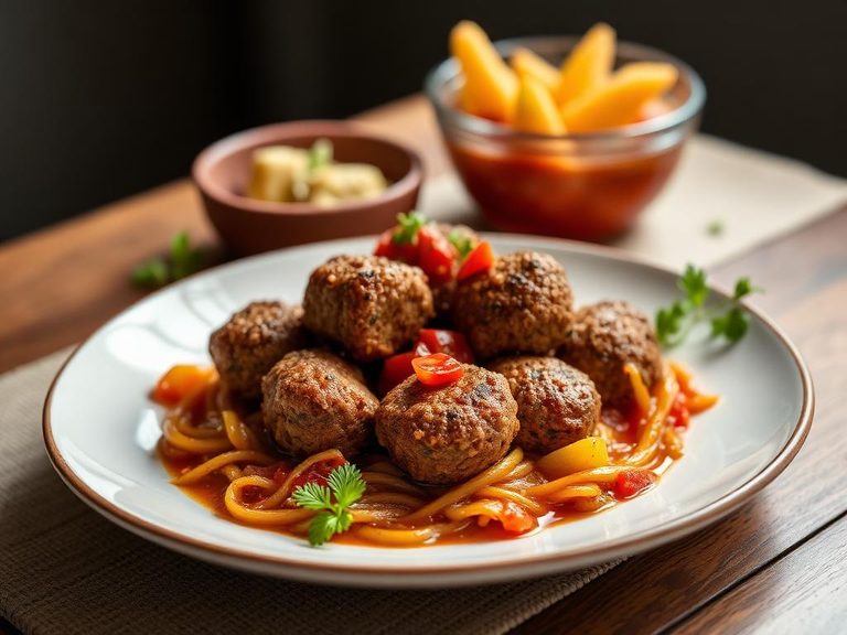 Moroccan Kefta Mkaouara