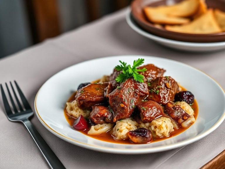 Moroccan Lamb Tagine with Prunes