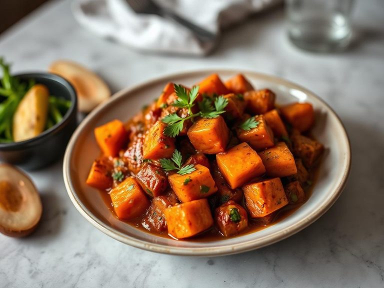 Moroccan Sweet Potato Tagine