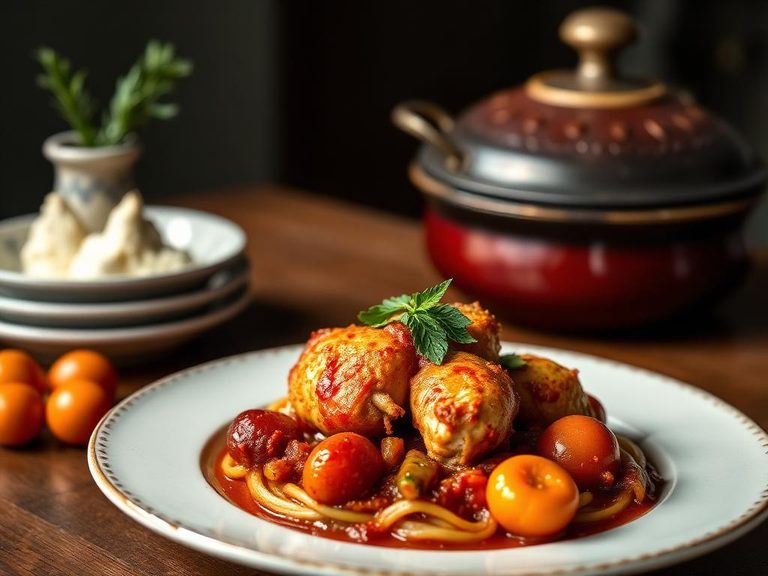 Moroccan Tagine with Chicken and Apricots