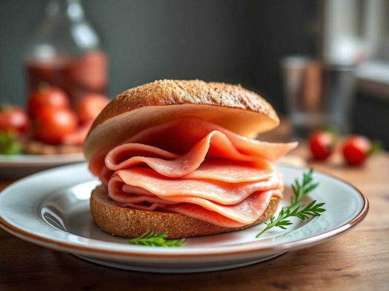 Mortadella sandwich