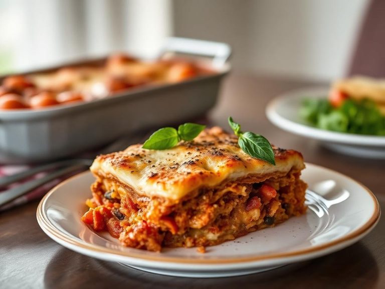 Moussaka (Greek layered casserole)