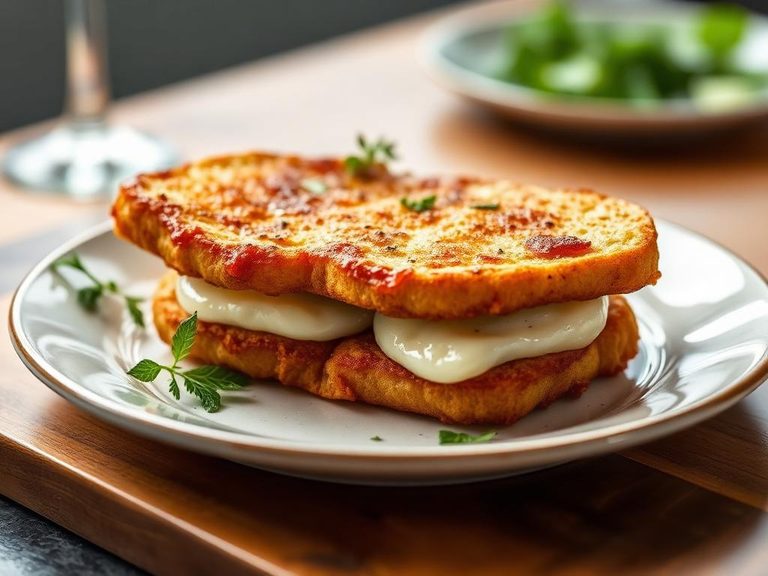 Mozzarella en Carrozza (Italian fried cheese sandwich)