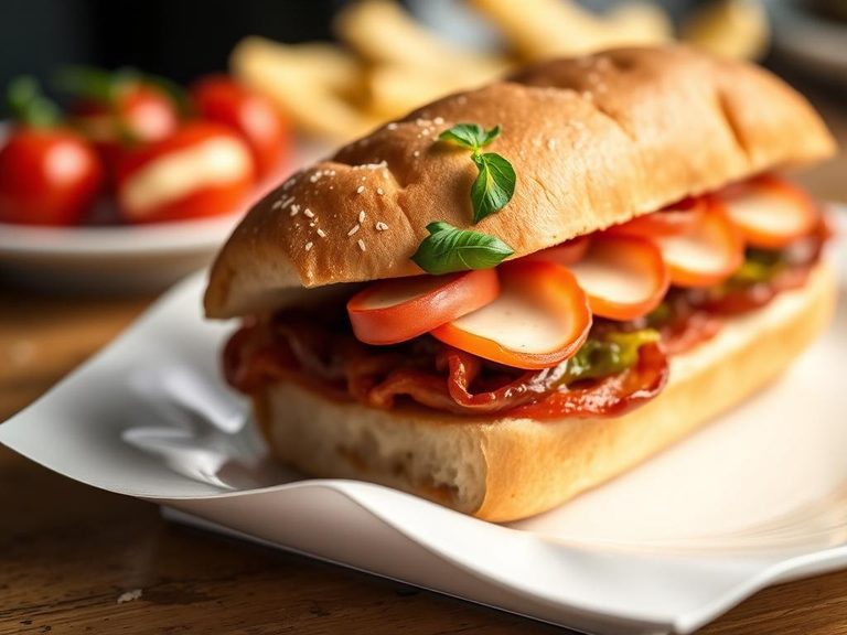 Mozzarella stick sandwich or sub