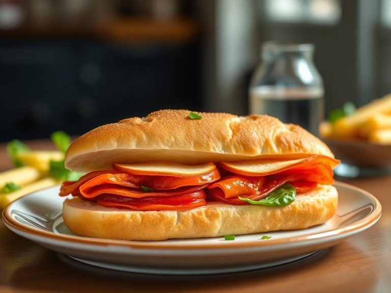 Mozzarella stick sandwich
