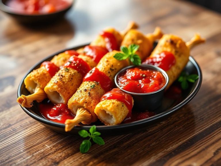 Mozzarella Sticks with Marinara Sauce
