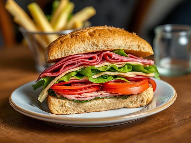 Muffuletta sandwich