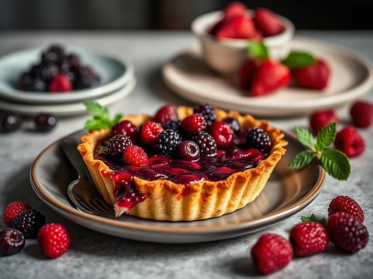 Mulberry pie or tart