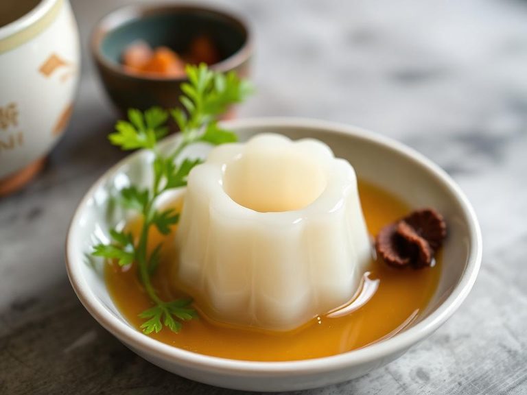 Mung bean jelly (Liangfen, Chinese cold dish)