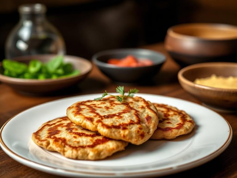 Mung Bean Pancakes (Korean: Bindae-tteok)