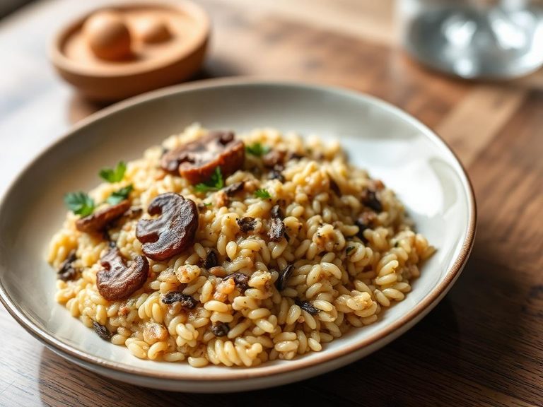Mushroom and Barley Risotto