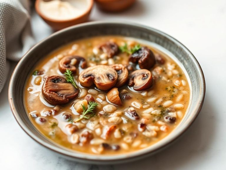 Mushroom and Barley Soup