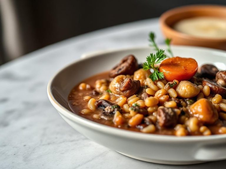 Mushroom and Barley Stew