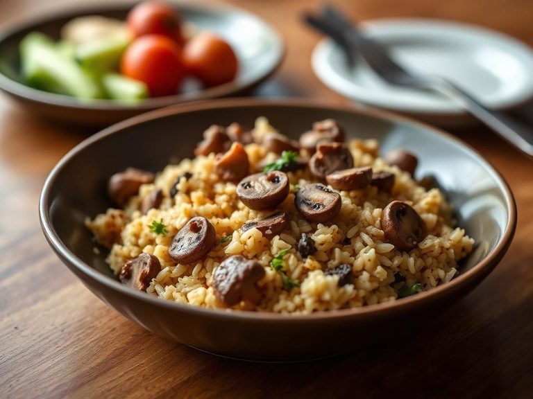 Mushroom and Rice Casserole
