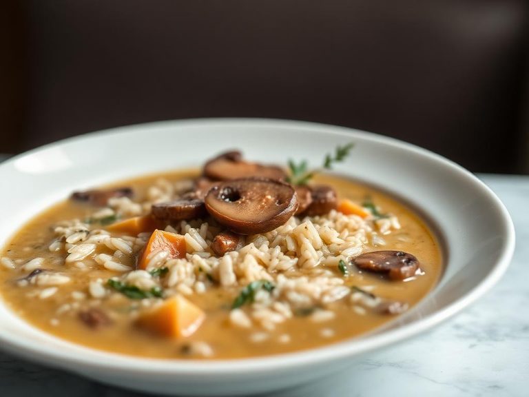 Mushroom and Wild Rice Soup