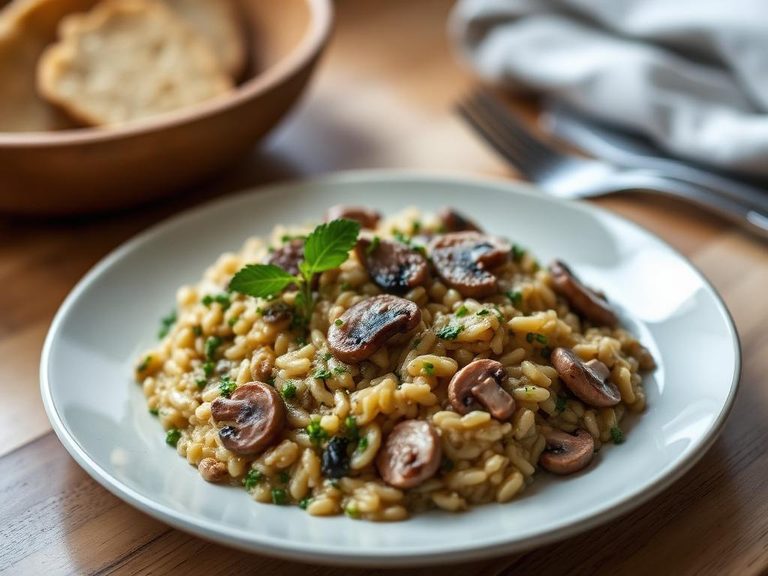 Mushroom Barley Risotto