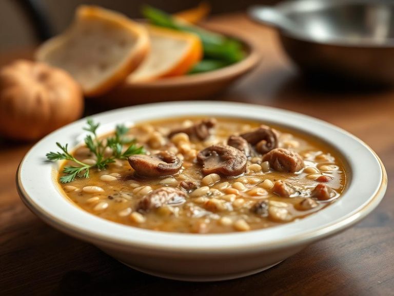 Mushroom Barley Soup