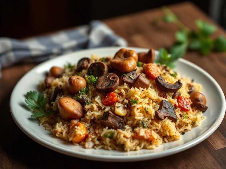 Mushroom Biryani