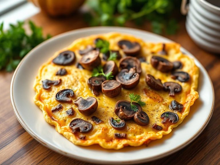 Mushroom Omelet or Frittata