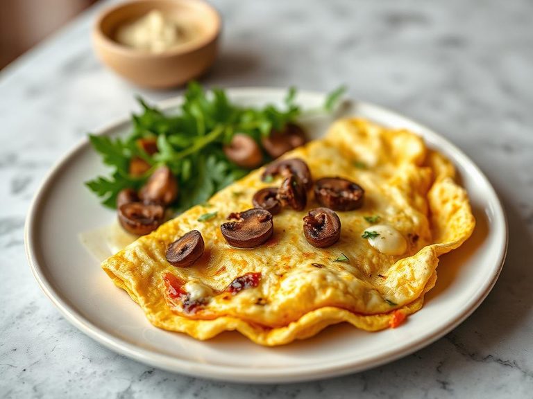 Mushroom Omelette