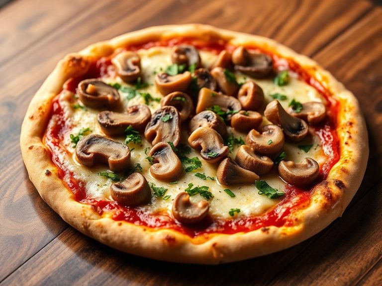 Mushroom Pizza Topping