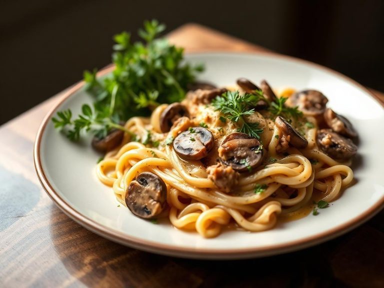 Mushroom Tetrazzini