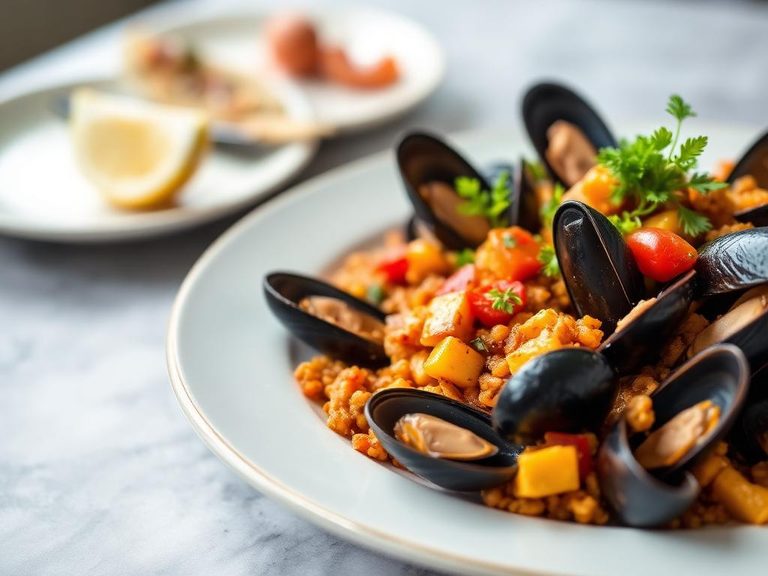 Mussel Paella
