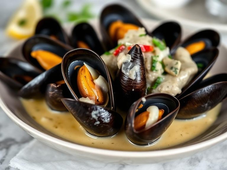 Mussels in White Wine Sauce