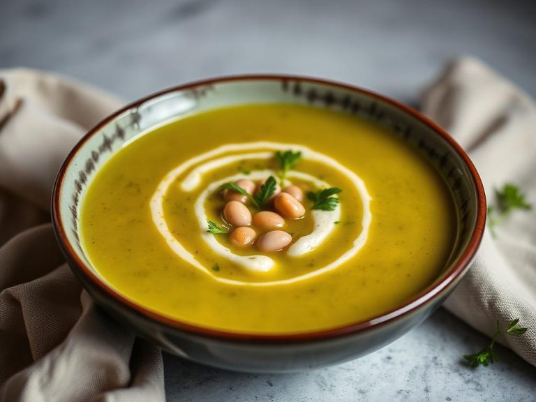 Mustard Green and White Bean Soup