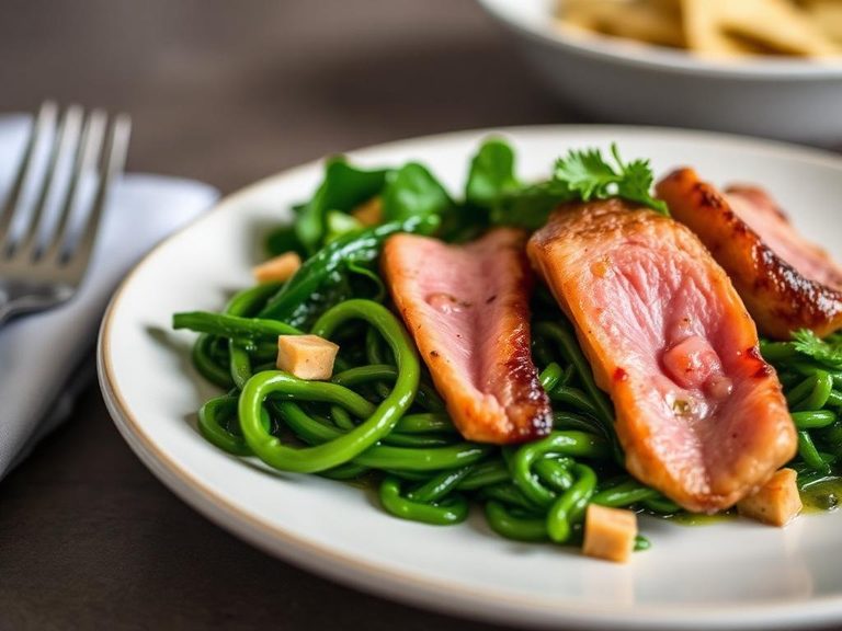 Mustard Greens with Ham Hock