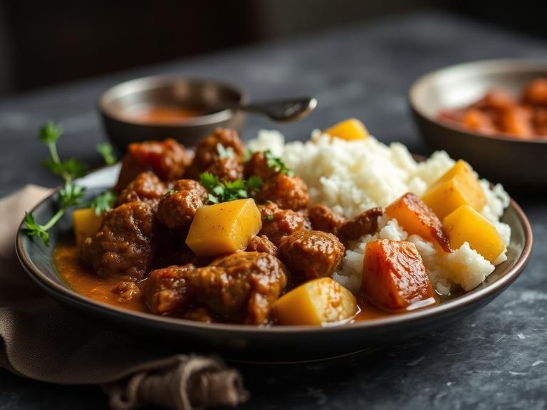 Mutton Curry with Potatoes